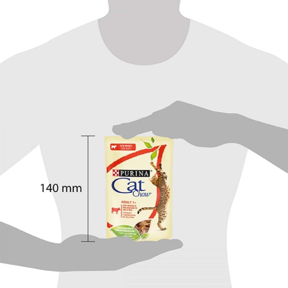 Cat Chow Adult 1+ Manzo e Melanzane 85gr PURINA