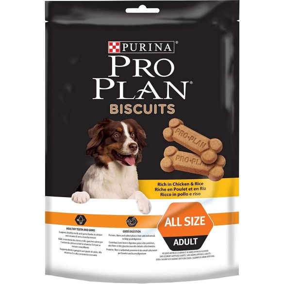 Proplan Cane Biscotti Pollo e Riso 400gr Purina