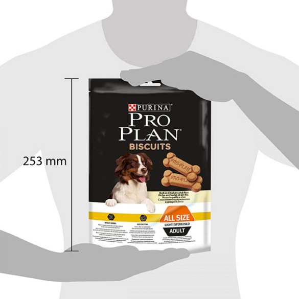 Proplan Cane Biscotti Light Pollo e Riso 400gr Purina