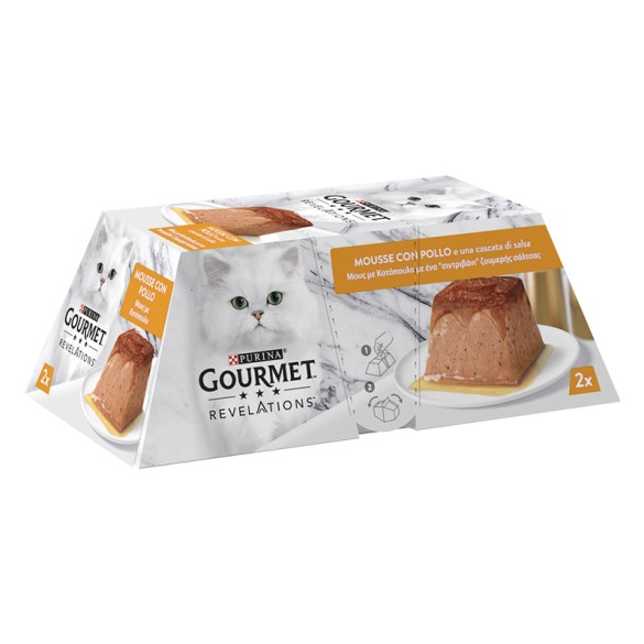 Gourmet Revelations Mousse Pollo 2×57 gr PURINA