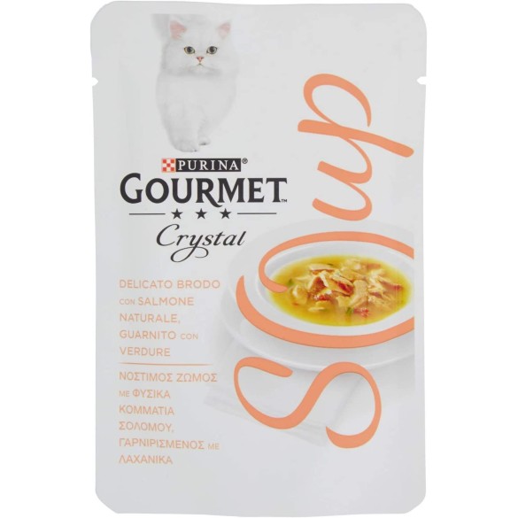 Gourmet Soup Salmone e Verdure 40 gr PURINA