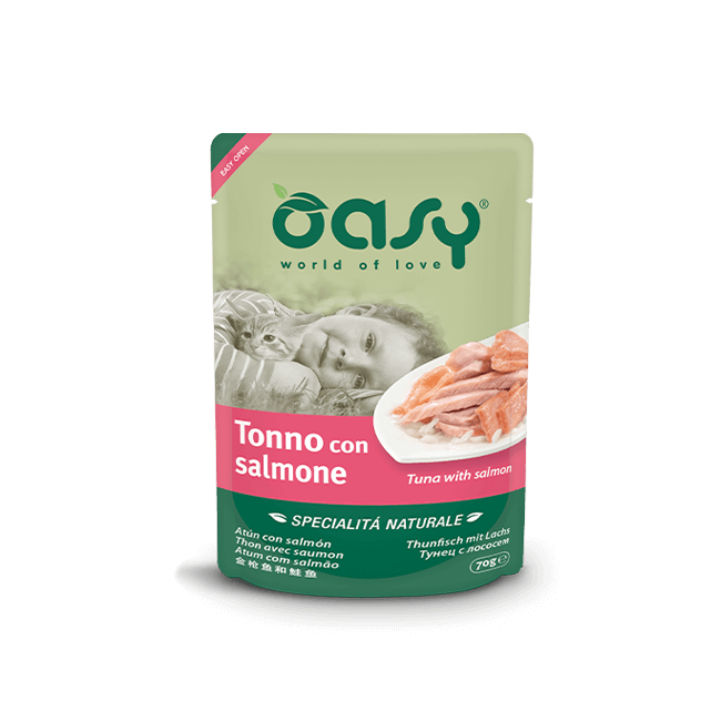 Gatto - Tonno con Salmone busta 70 gr...