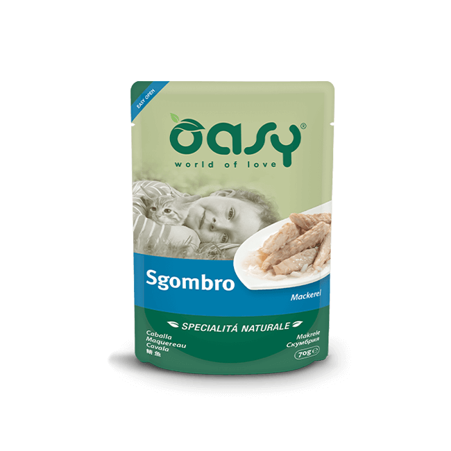 Gatto - Sgombro busta 70 gr OASY
