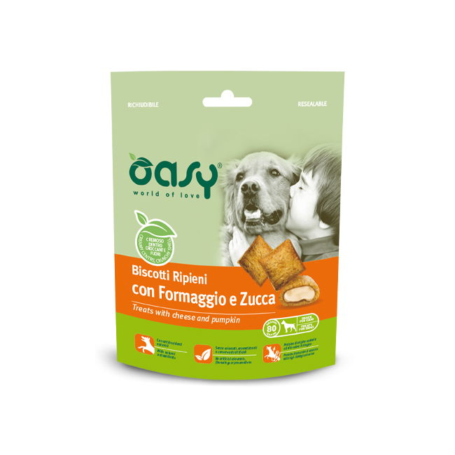 Cane - Biscotto con Formaggio e Zucca...