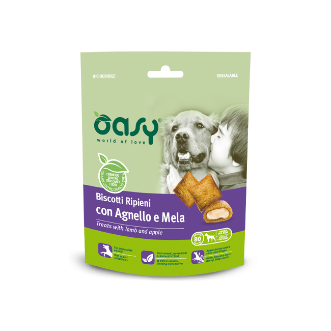 Cane - Biscotto con Agnello e Mela 80...