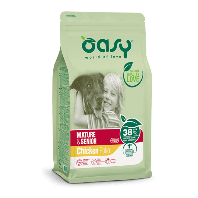 Cane Mature Senior con Pollo 3-12 kg...