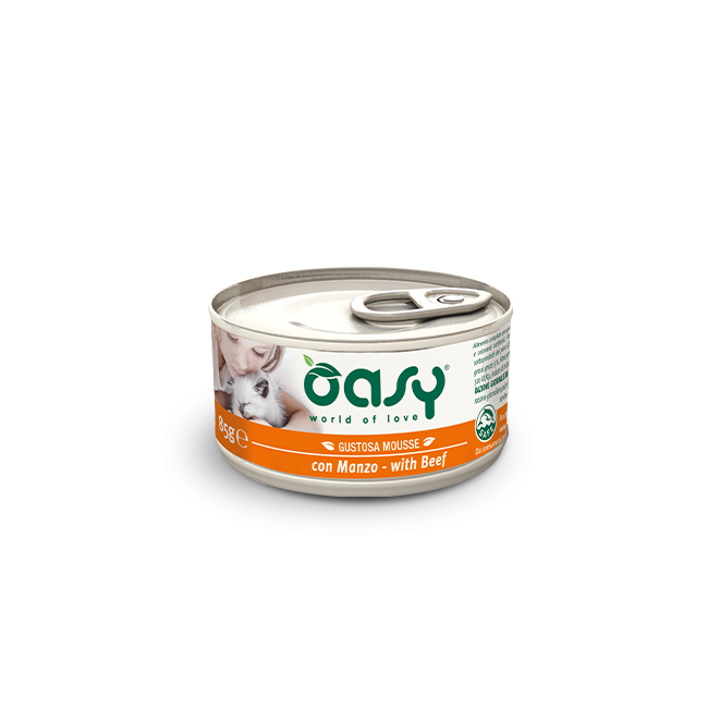 Gatto - Mousse di Manzo 85gr OASY