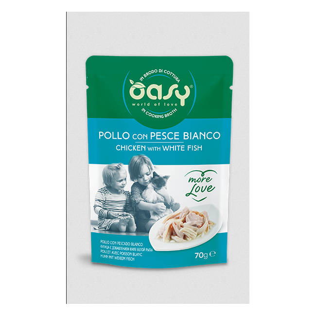 Gatto - More Love Pollo e Pesce 70 gr...