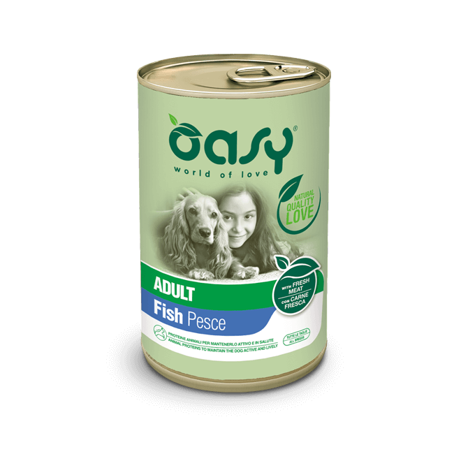 Cane - Patè Adult Pesce 400 gr Oasy