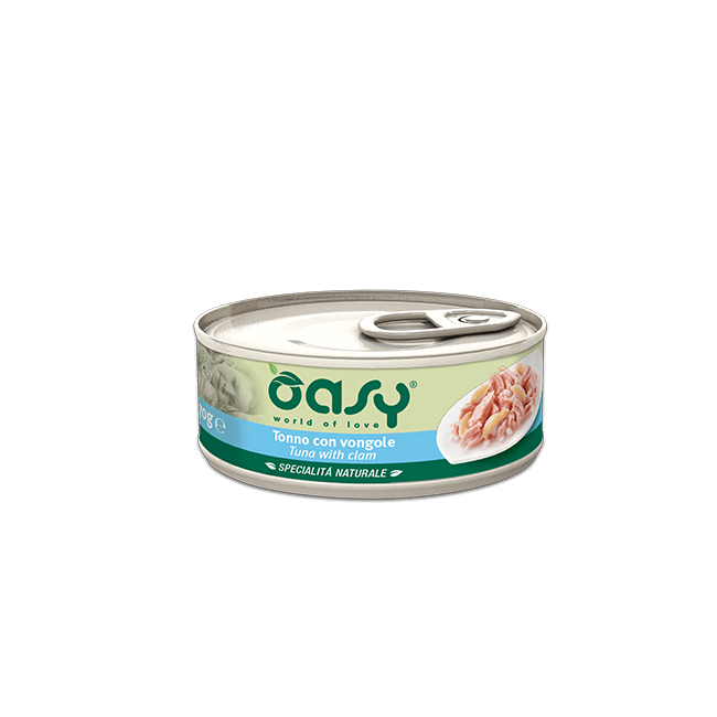 Gatto - Tonno e Vongole 70 - 150 gr OASY