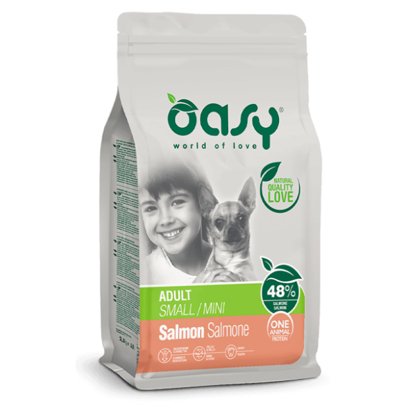 Cane Puppy Mini con Salmone 2,5kg OASY