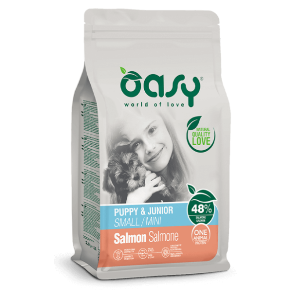 Cane Puppy Mini con Salmone 2,5kg OASY