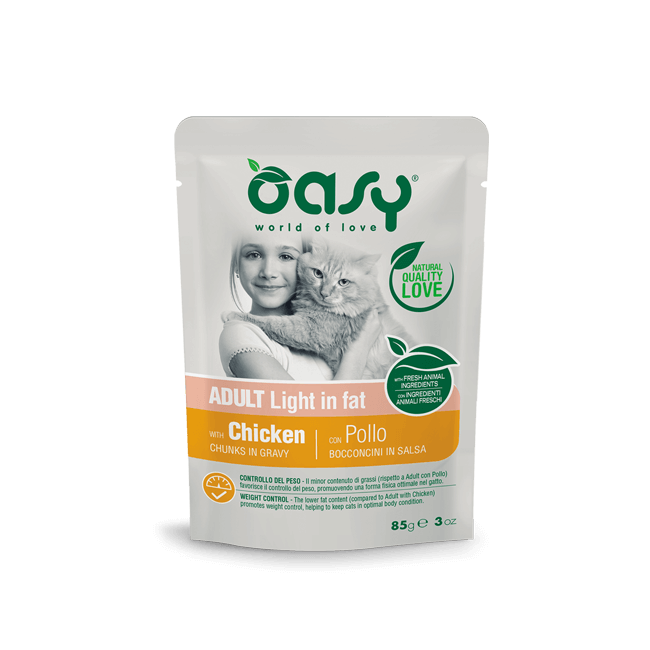 Gatto - Bocconcini Adult Light Pollo...
