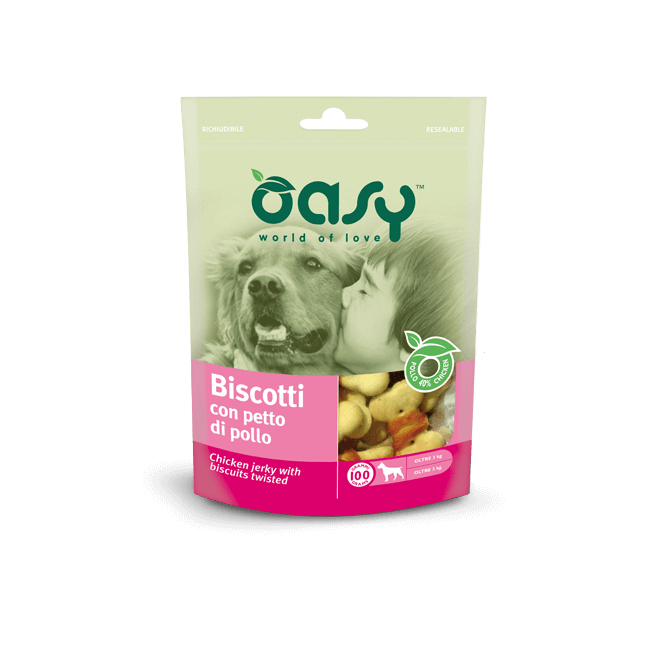 Cane - Biscotti con Pollo 100 gr OASY