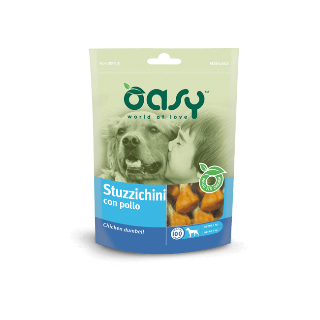 Cane - Stuzzichini con Pollo 100 gr OASY