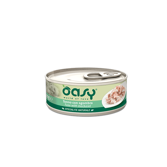 Gatto - Tonno e Sgombro 70 - 150 gr OASY