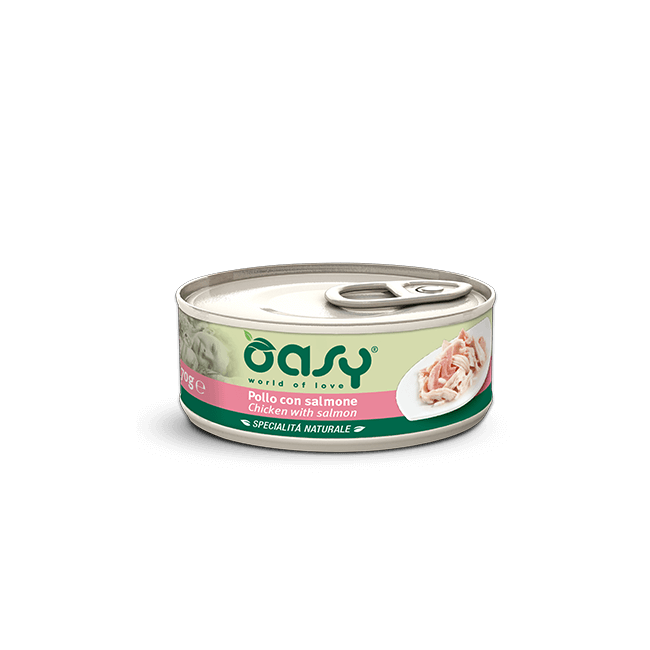 Gatto - Pollo e Salmone 70 - 150 gr OASY