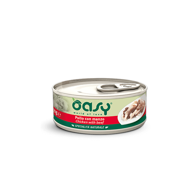 Gatto - Pollo e Manzo 70 - 150 gr OASY