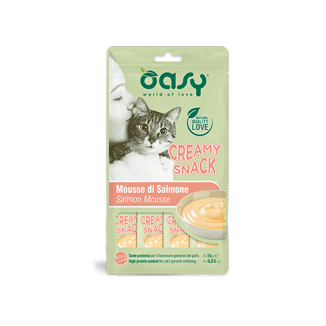 Gatto - Snack Creamy Salmone 4x15 gr...