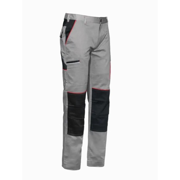 Pantaloni Stretch Boom Grigio Taglie Assortite ISSALINE