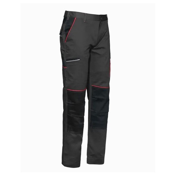 Pantaloni Stretch Boom Antracite Taglie Assortite ISSALINE