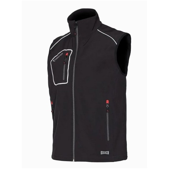 Gilet Snappy Nero Taglie Assortite ISSALINE