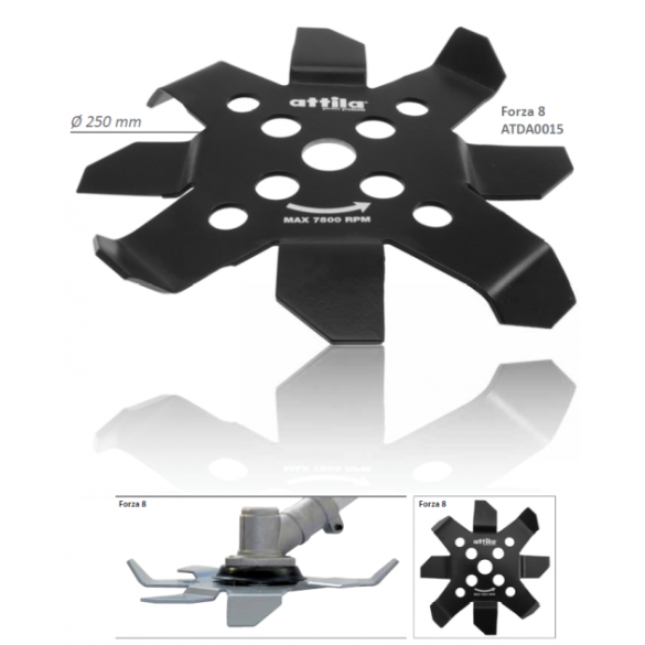 Disco Macinatore Attila Pro 8Dx25,4 BRUMAR