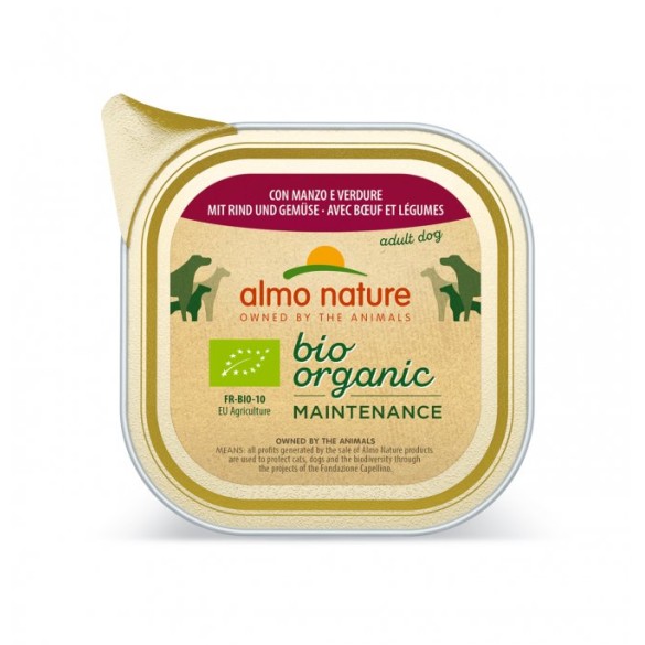 Almo Nature Cane Bio Patè Manzo e Verdure 100gr
