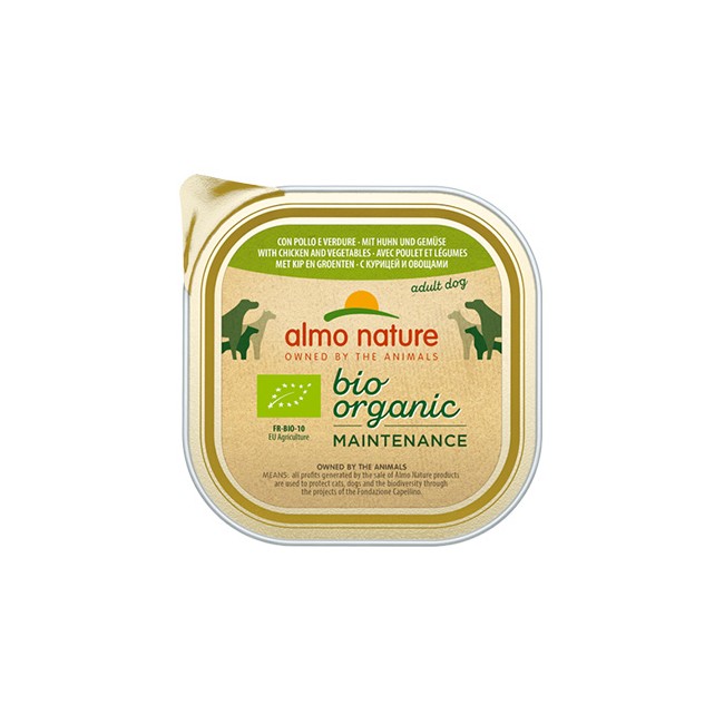Almo Nature Cane Bio Patè Pollo e...