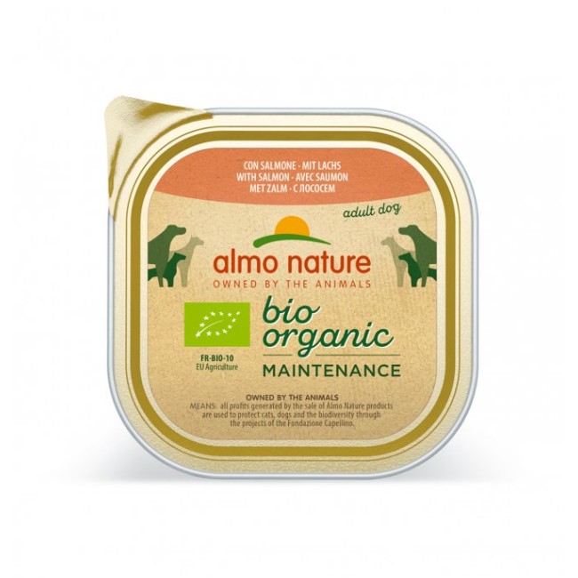 Almo Nature Cane Bio Patè Salmone 100gr