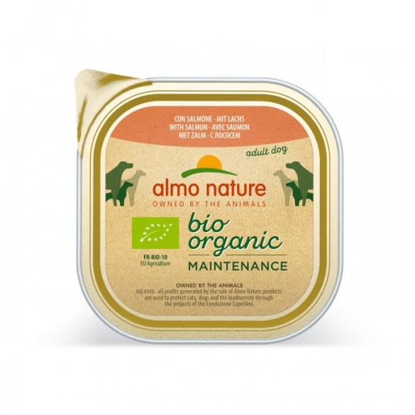 Almo Nature Cane Bio Patè Salmone 100gr