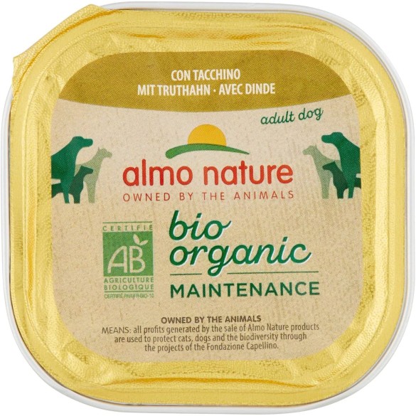Almo Nature Cane Bio Patè Tacchino 100gr