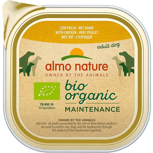 Almo Nature Cane Bio Patè Pollo 300gr