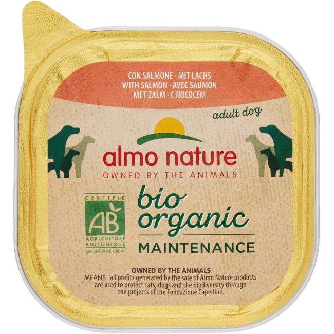 Almo Nature Cane Bio Patè Salmone 300gr