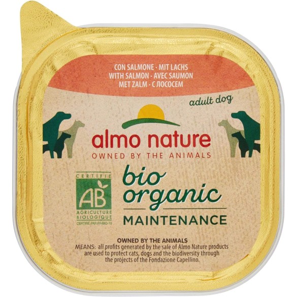 Almo Nature Cane Bio Patè Salmone 300gr