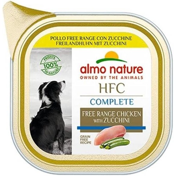 Almo Nature Complete Dog 85gr Pollo Free Range con Zucchine