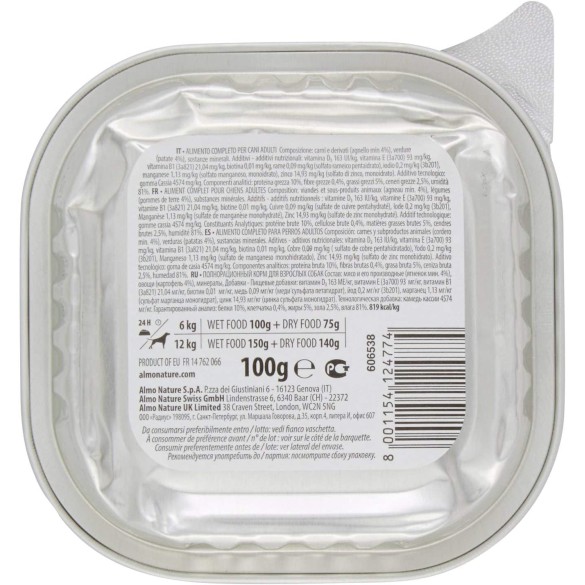 Almo Nature Daily Menù Dog 300gr Manzo e Patate