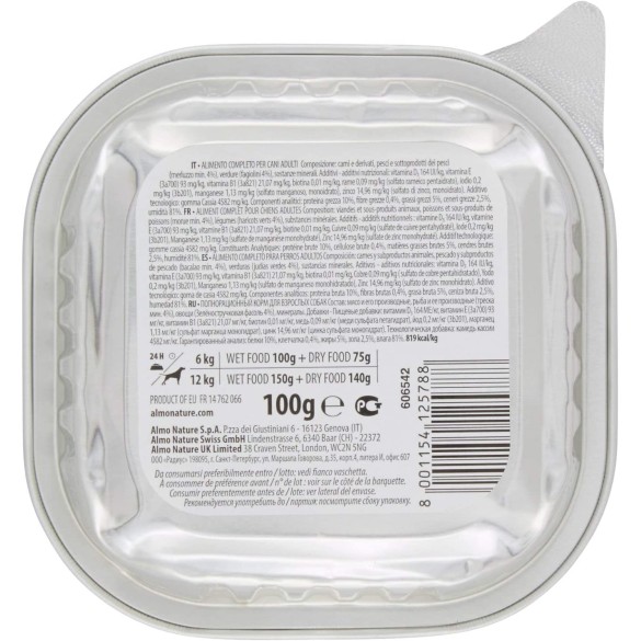 Almo Nature Daily Menù Dog 300gr Merluzzo e Fagiolini