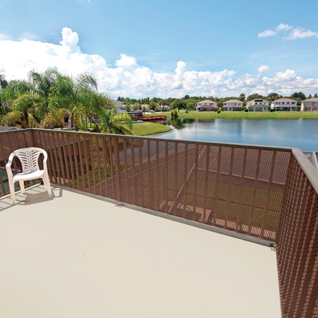 Rete Quadra 10 0,5x30m MARRONE Tenax