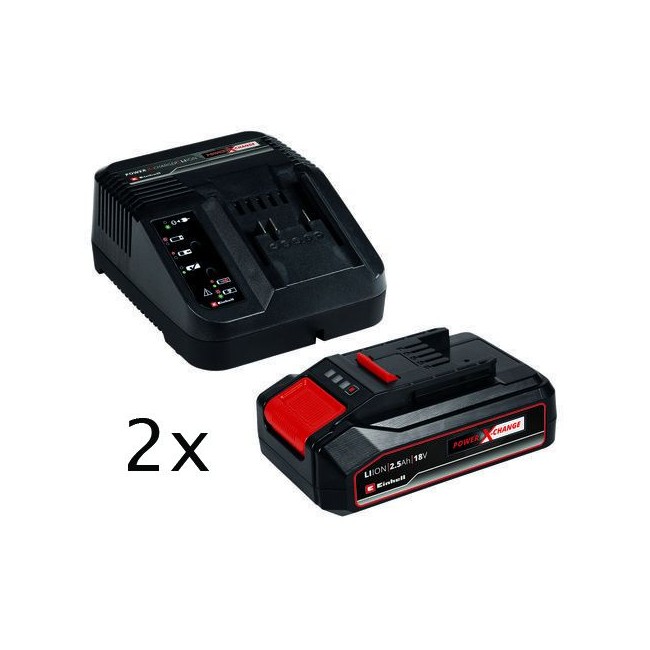 Kit 2 batterie Power X-Change 2.5 Ah...