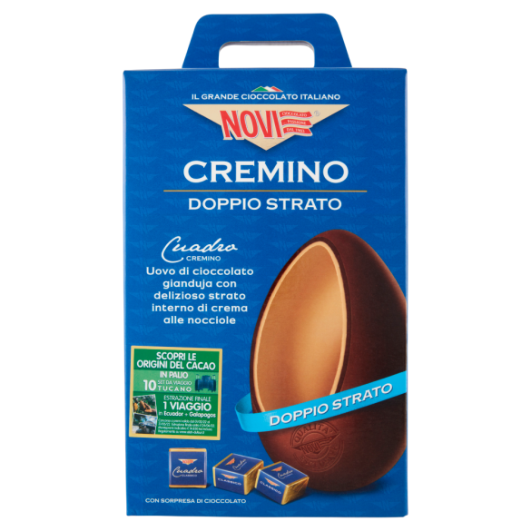 Uovo Cremino Doppio Strato + Cuadro Cremino 280 g Novi
