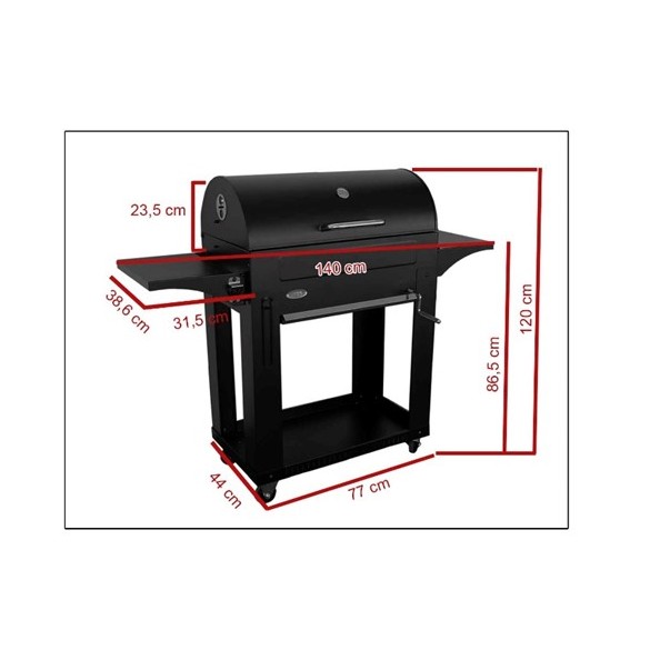 Barbecue a Carbone Milano GMR