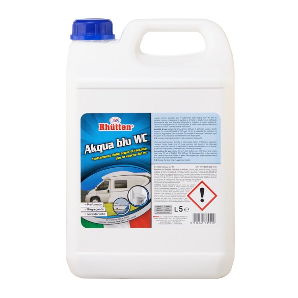 Akqua Blu WC 5 Lt per Camper Rhutten