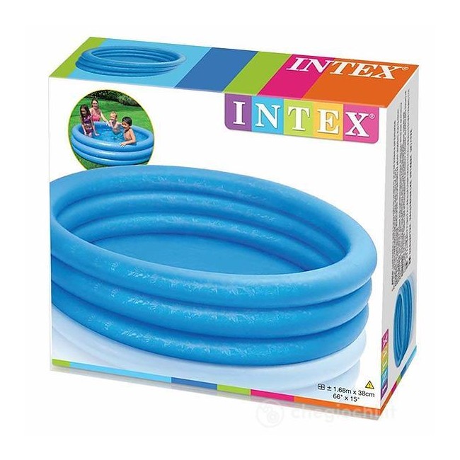 Intex Piscina Crystal Blu Grande...