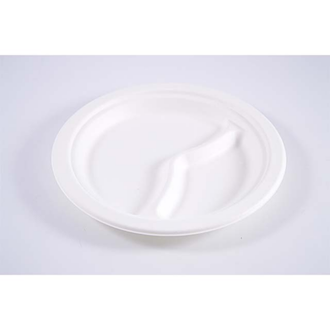 Piatto 2 Scomparti in Polpa di...