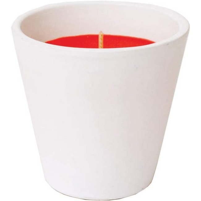 Bicchiere in Terracotta con Candela...