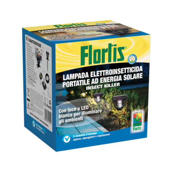 Lampada Solare Insectkiller Flortis