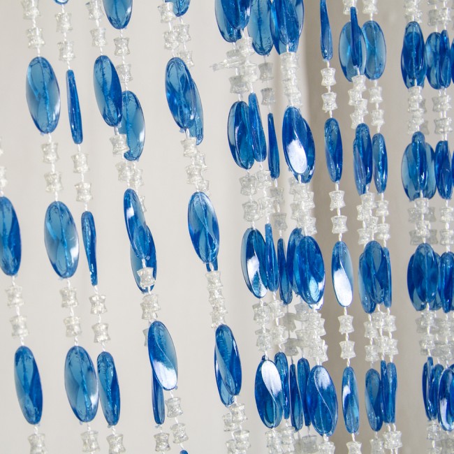 Tenda Perlina Plastica Blu 120x240 cm...