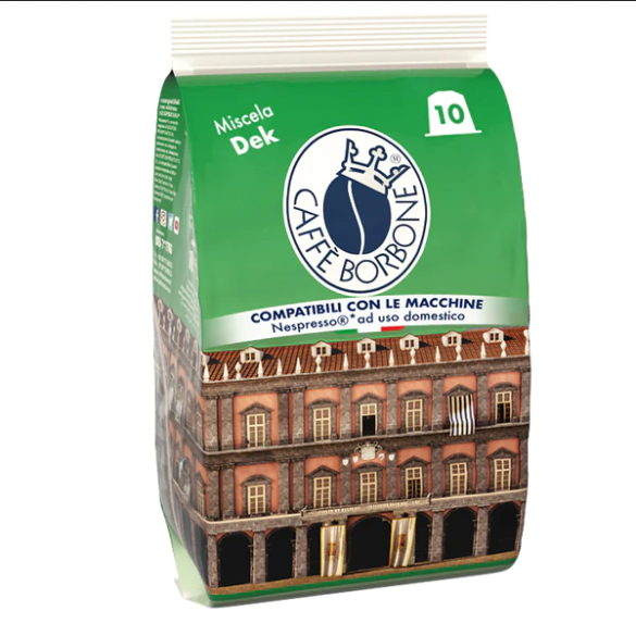 Capsula Respresso Dek conf. 10 pz CAFFE' BORBONE