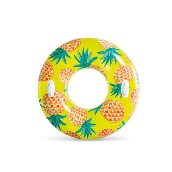 Ciambella Fantasia Tropicale con Maniglie 107 cm Intex
